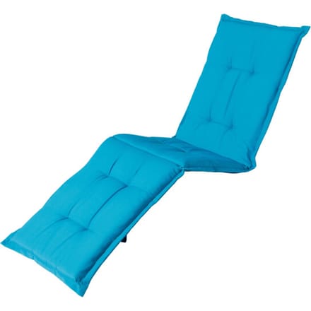 Madison - Tuinkussen - Loungekussen - 200 x 60cm - Panama Aqua Blauw - Ligbedkussen
