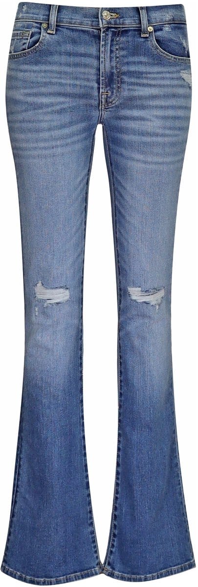 7 for all Mankind - blauwe bootcut jeans - maat 27