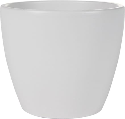 Ter Steege Bloempot - wit - glans - Scandinavisch - 13 x 16 cm - plantenpot