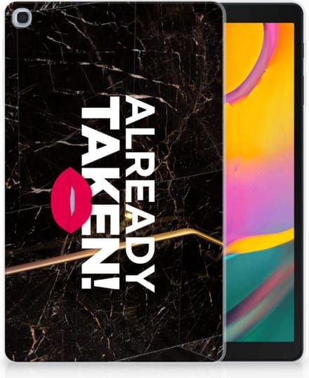 Samsung Galaxy Tab A 10.1 (2019) Back cover met naam Already Taken Black
