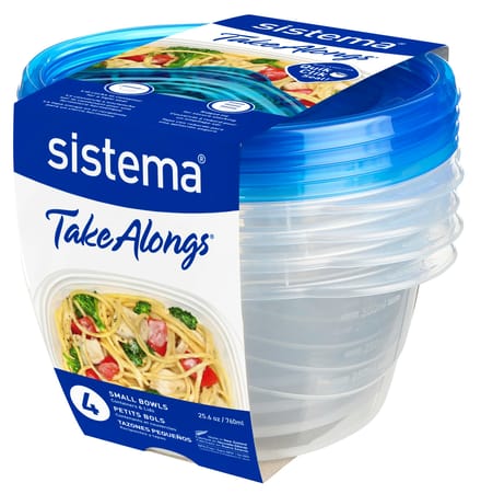 Sistema Small Bowl 760 ml + 760 ml + 760 ml + 760 ml