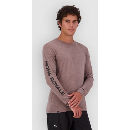 Mons Royale Zephyr Merino Tencel Thermo Shirt bruin