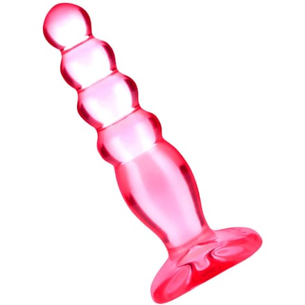 Doc Johnson Crystal Jellies Anal Delight - Dildo - Roze - Ø 30 mm