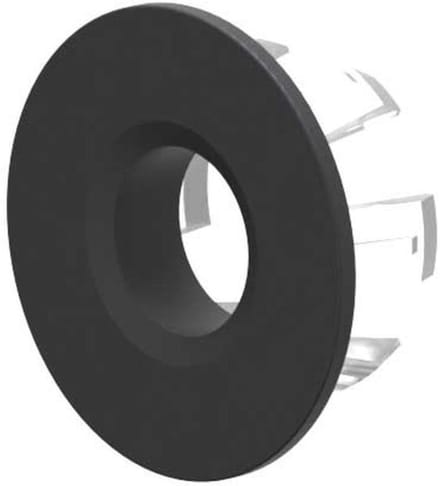 IVY Toebehoren Overloopring Mat zwart PED