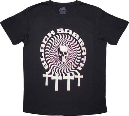 Black Sabbath - Hypnotic Skull Heren T-shirt - M - Zwart