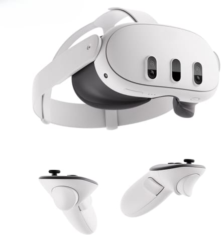 Zyrex® VR Bril met controllers - VR Bril - VR-brillen - Wit - 23cm x 22cm x 13cm