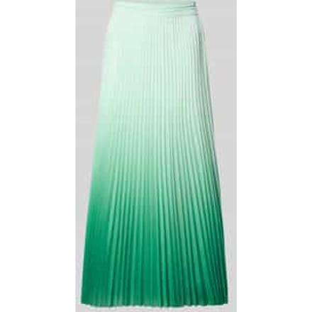 Midirok met plissévouwen en zijritssluiting