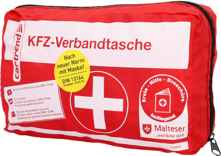 cartrend auto-verbandtas, rood