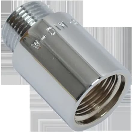 Sanivesk Kraanverlengstuk 3/8"fx3/8"m L25mm Chroom