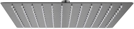 ALONI vierkante rainshower – 30x30 cm – gunmetal grijs