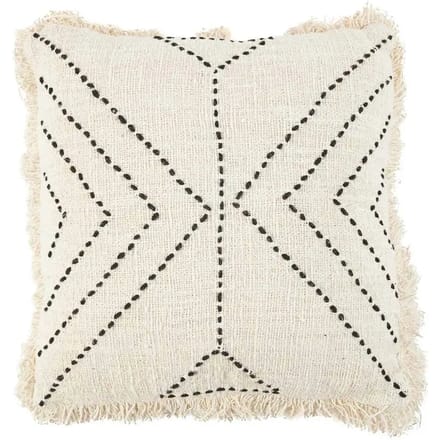 Safaary - The Tribal Cushion Cover - Natural Black