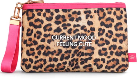 MY FLAME - Toilettas - CURENT MOOD: FEELING CUTE - Panter - 21 x 14 cm - in geschenkverpakking