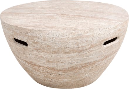 VICARELLO - Salontafel - Beige - Lichtbeton (MgO)