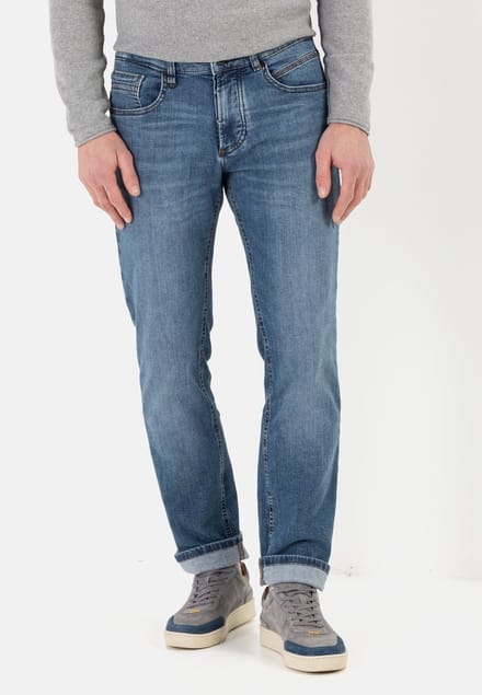 camel active Relaxed Fit fleXXXactive® Jeans - Maat menswear-48/34 - Blauw