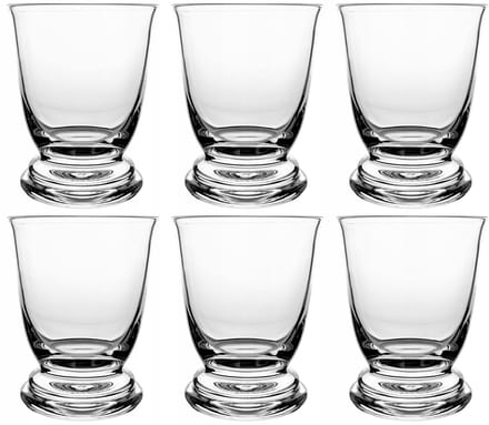 Krosno Handgemaakte Glazen 300ml - Set van 6 - Drinkglazen