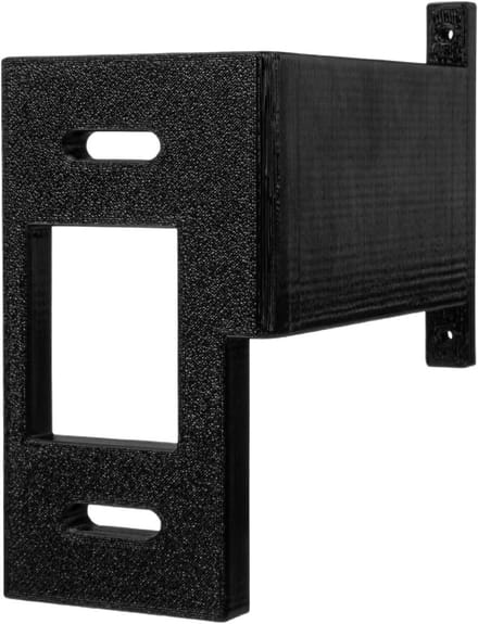 Belhouder - Veilig frame - Ingang bewaken - Groothoek zicht - 10.6 cm - Zwart