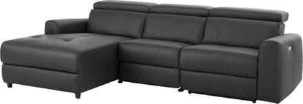 Capena-Sofa - Chaise Longue Links - Elektrisch