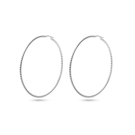 Zilver Gerhodineerd Oorringen 2,5 Mm 1338621