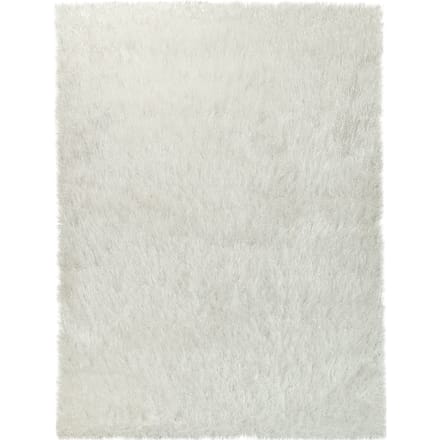 Hoogpolig tapijt Glamorous wit 60x100 cm