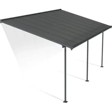 Palram | Canopia - Terrasoverkapping Capri - Grijs - 555x295x299cm