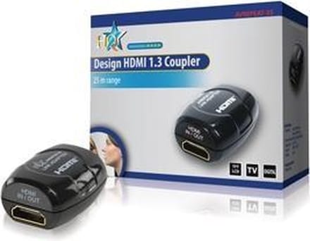 OKS HQ Super Silver HDMI koppelstuk met versterker