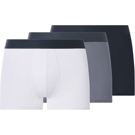 ESMARA MEN Set van 3 heren boxers (Donkerblauw/blauw/wit, M)
