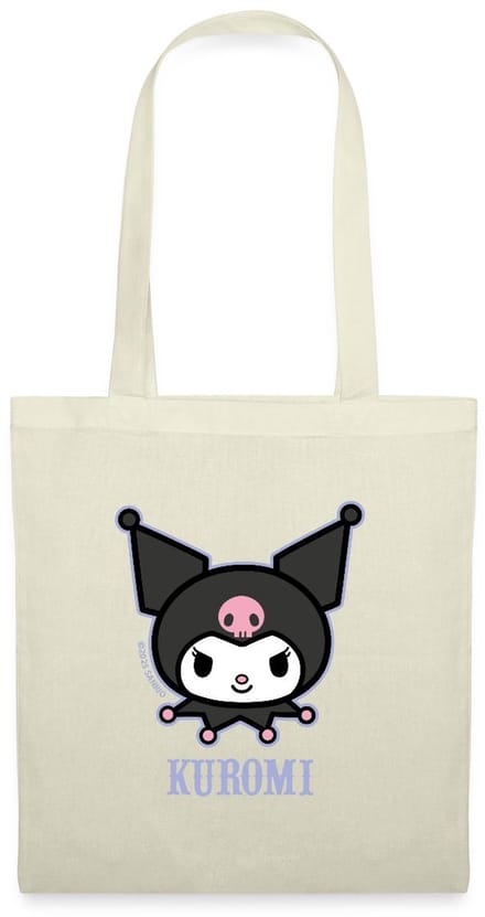 Kuromi Portret Met Tekst Tas Van Stof Schoudertas