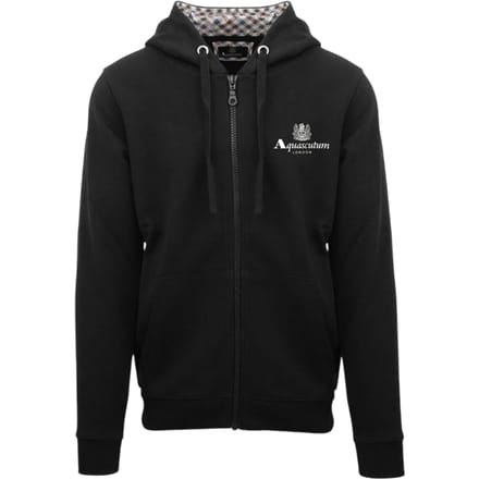 Aquascutum Heren Active Full Zip Hoodie (Zwart)