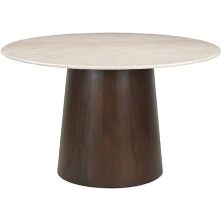 Brix - Eetkamertafel - Brix Bottecino Rond 130cm - Beige
