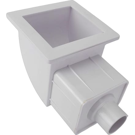 Zwembadskimmer Pijp Accessoires Efficiënt Stevig Door-de-wand Skimmer voor Water Zwembad gray