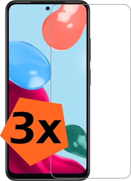 Screenprotector - 3 Stuks - Geschikt voor Xiaomi Redmi Note 11 Pro - Extra Sterk - Gehard Glas - Beschermglas - Tempered Glass - Screen Protector