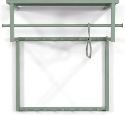 Spinder Design kapstok Rizzoli - Dusty Green - 10 haken - Staal