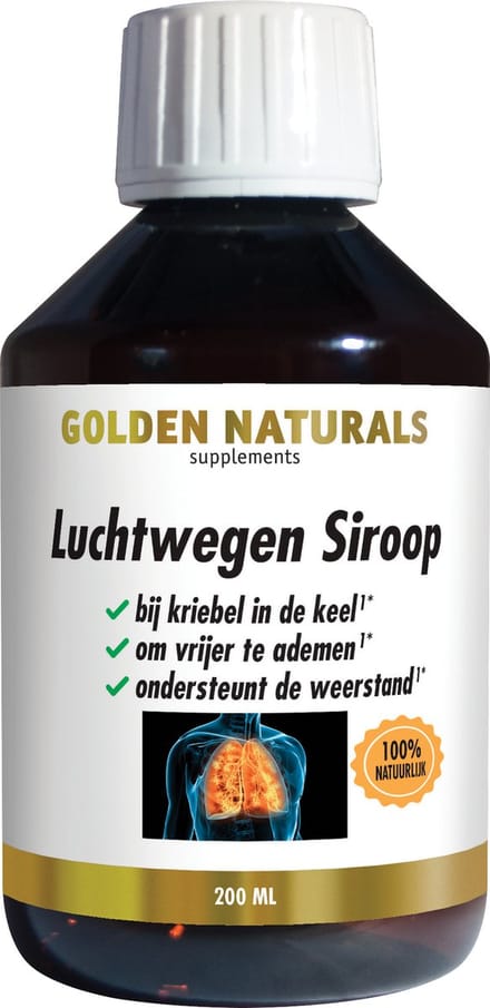 Golden Naturals Luchtwegen Siroop (200 milliliter)