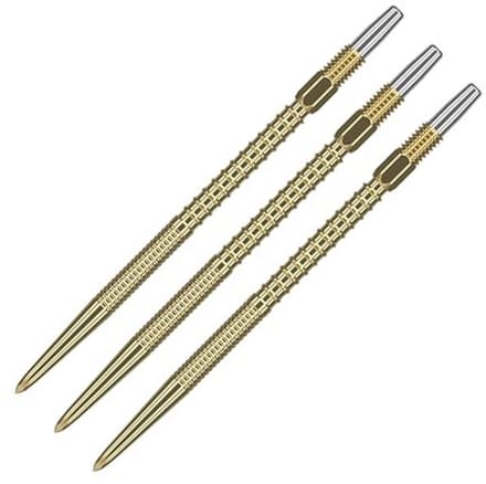 Wisselbare Darts Tips 40MM - Professionele Dart Accessoires in Goud (3-Pack)