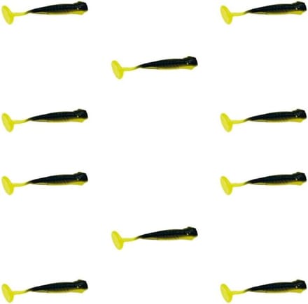 10 stuks mini softbaits rubberen vissen hengel aas forel kunstaas baars shads roofvis baars aas