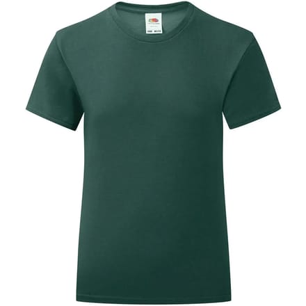 Meisjes-T-shirt Fruit of the Loom Iconic 150