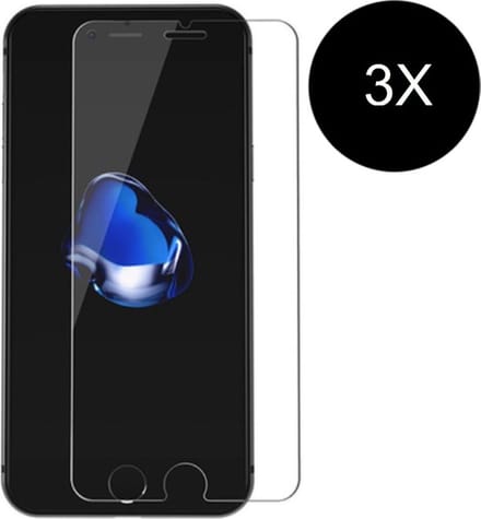 TG Techgrip - 3 Stuks Screenprotector Geschikt voor iPhone 7 Plus en iPhone 8 Plus - 2.5 D 9H HD Diamond Glas Screen protector Tempered Glass Beschermglas geschikt voor iPhone 7Plus/8Plus