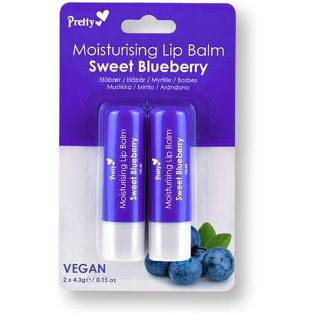 Pretty Moisturising Lip Balm Sweet Blueberry 4.3 g + 4.3 ml
