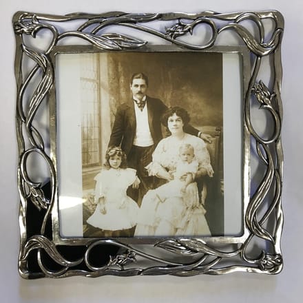 Fotolijst Antiek Zilver Tulp 13 x 13