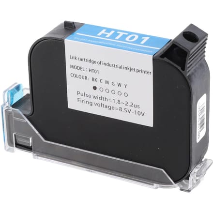 42ML Handheld Printer Inktcartridge Sneldrogende Inkjet Printer Cartridge Vervanging 12.7mm zwart