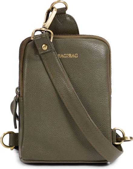 Bag2Bag Leren Crossbody Bag Model AJ15 Olive
