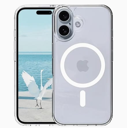 Luxe Magsafe-ondersteunde Back Cover + Screenprotector voor iPhone 16