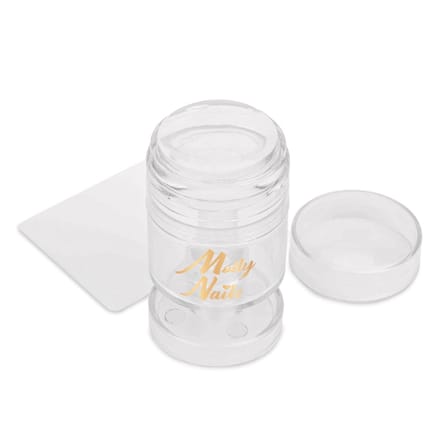 Molly Nails Serie - Silicone Stempel - Reguleerbare Grootte - Met Schraper