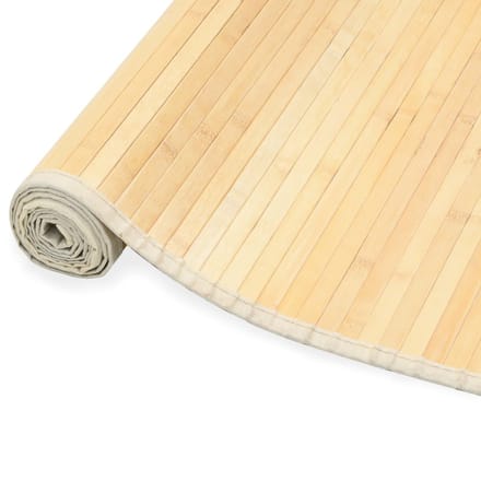 vidaXL - Tapijt - 80x300 - cm - bamboe - naturel
