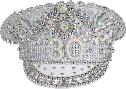 Ginger Ray - Glitter & glamour verjaardagshoed 30 jaar