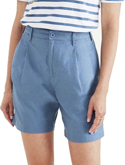 Dockers Pleated Original Korte Broek Blauw 27 Vrouw