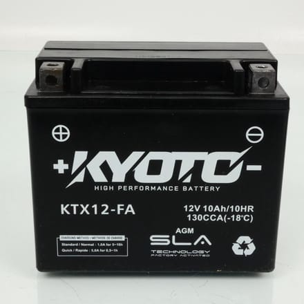 SLA-accu Kyoto voor Scooter Piaggio 350 BEVERLY IE ST ABS E4 2017 tot 2020 Nieuw