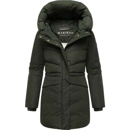 Marikoo dames winterjas Delilah met fleecevoering & verstelbare taille