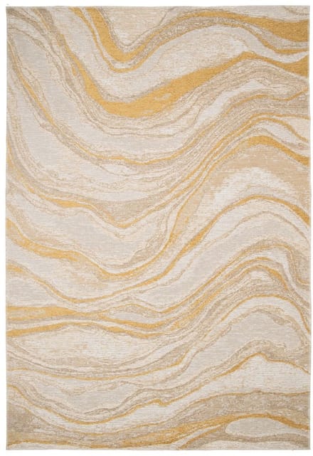 Vloerkleed marmer - Velura ambergeel 160x230