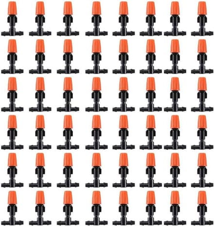 Instelbare Tuinsproeiers - 50 Stuks - Irrigatiedruppels en Nevel voor Tuin